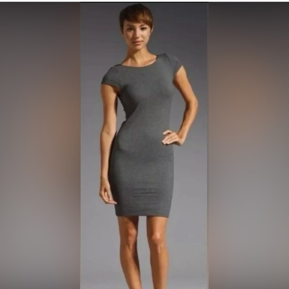Alice + Olivia Womens Gray Short Sleeve Tiffany Career Sheath Dress Size 10 NWT!